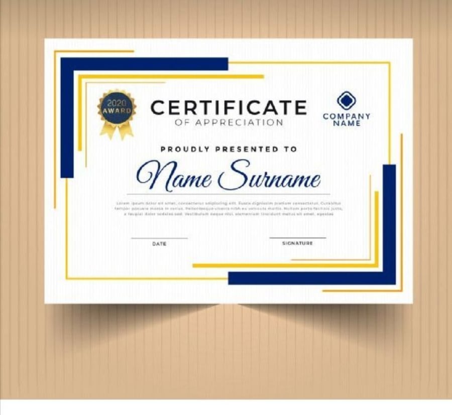 Certificate of Participation